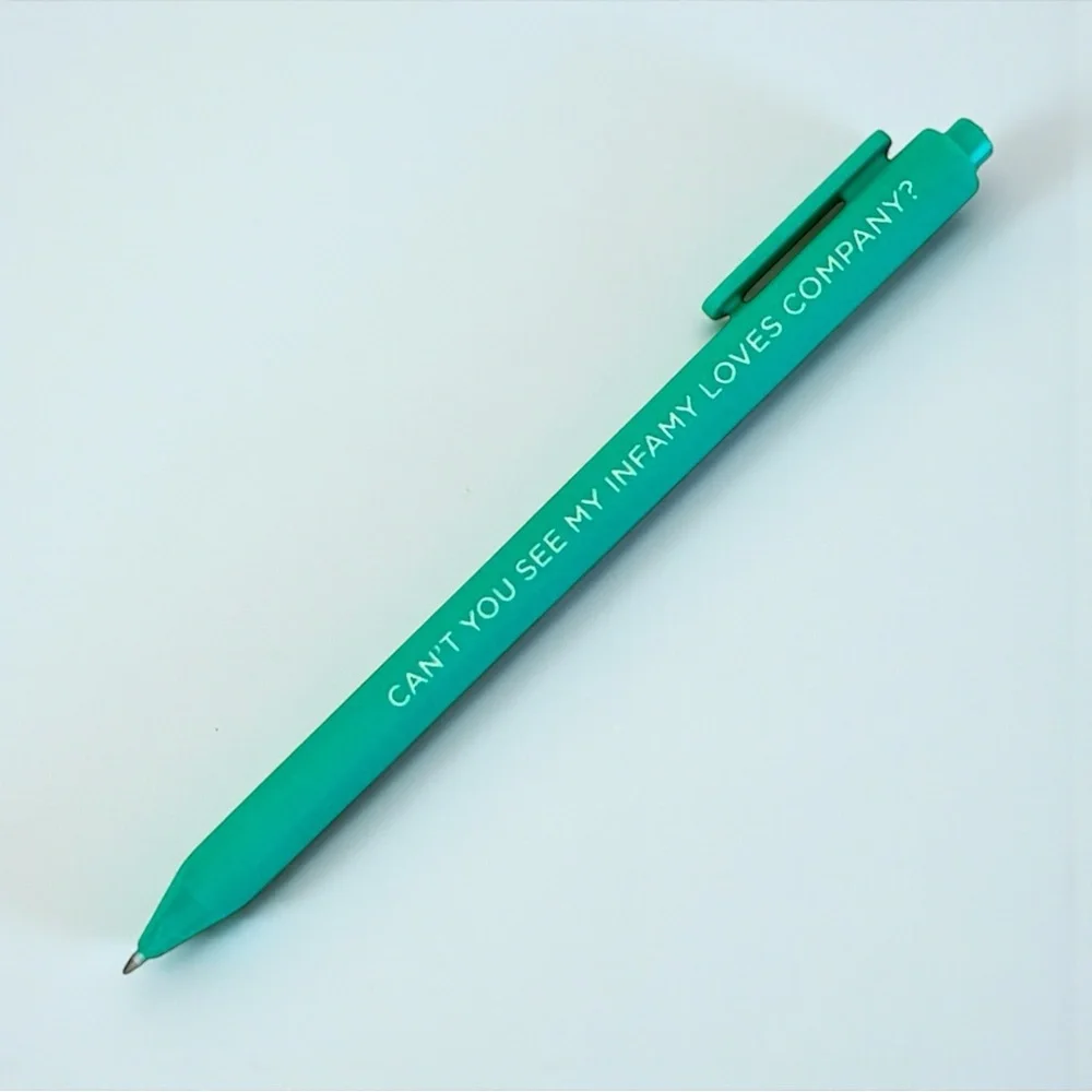 Taylor Swift Lyric Gel Pen Set “Baby That’s Show Business” Swiftie Gift NWT